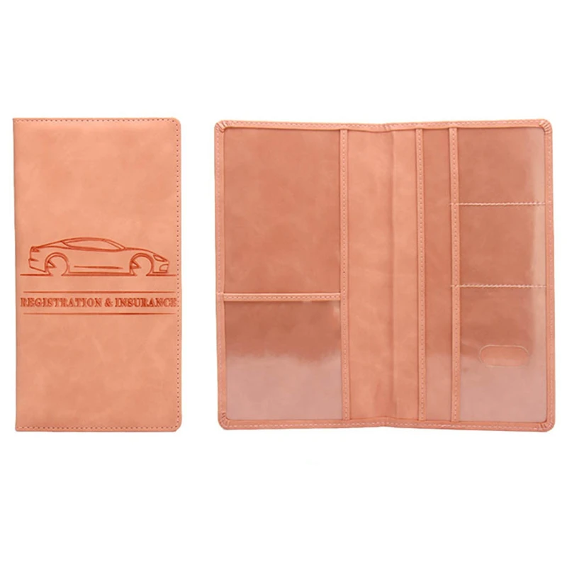 Funda ultrafina de piel PU para carnet de conducir – billetera unisex
