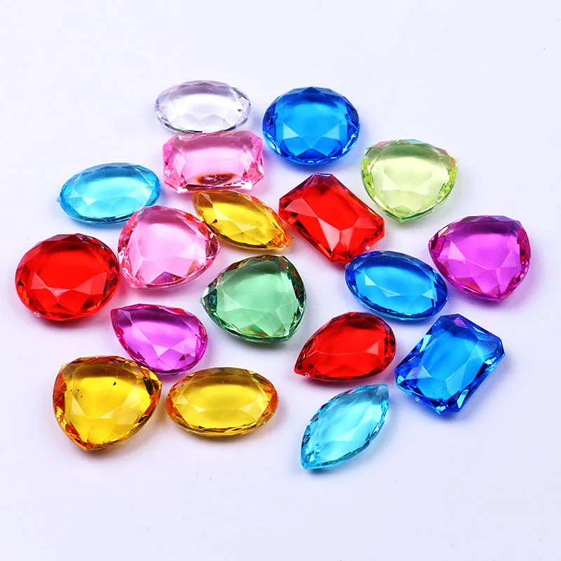 Gemas de diamante multicolor - juego sensorial