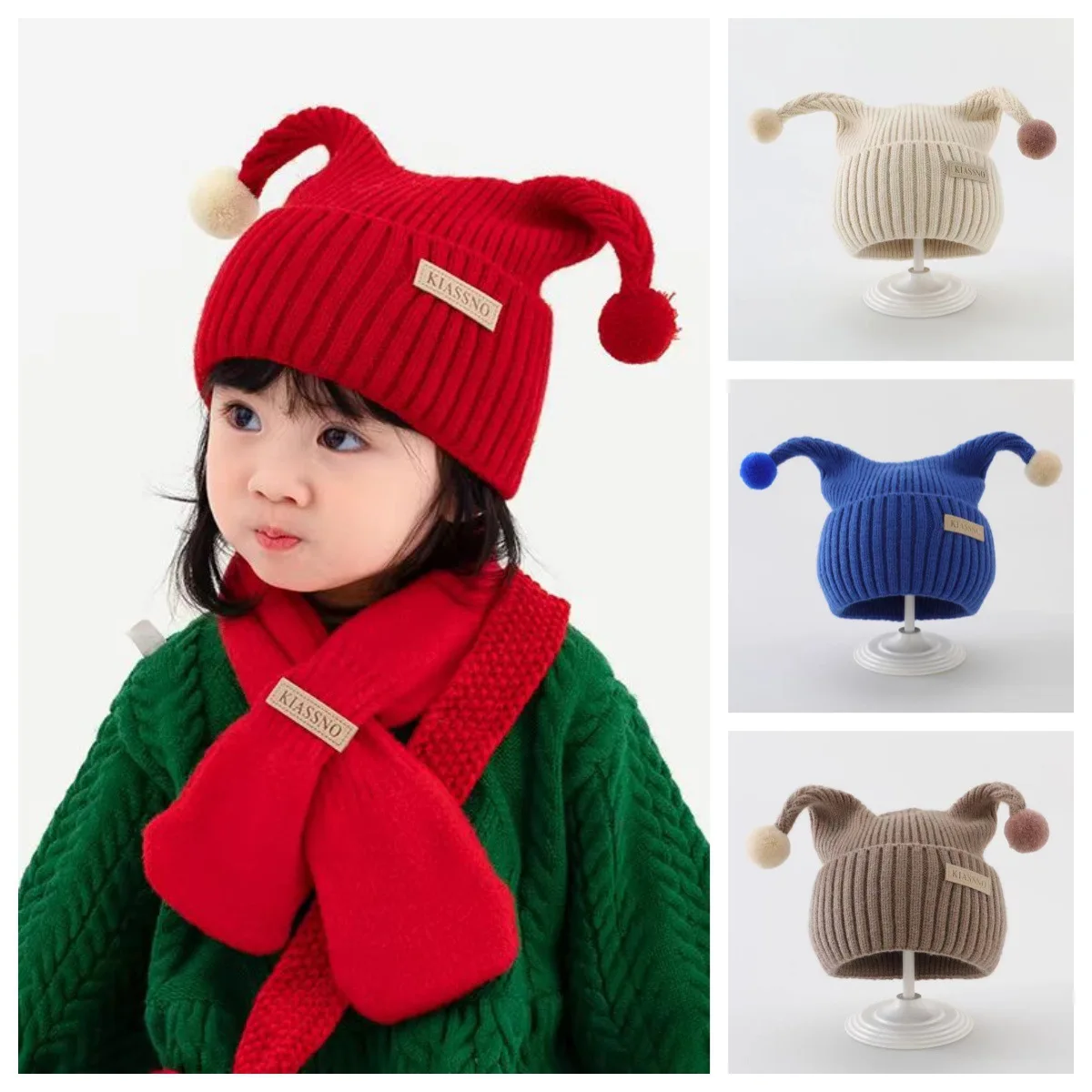 Gorro de invierno para bebé con orejas protegidas - imagen 4