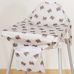 Babero impermeable 3 en 1 para trona – Ecológico lavable