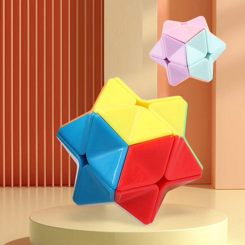 Cubo mágico antiestrés Macaron: juguete educativo de calma infantil - imagen 4