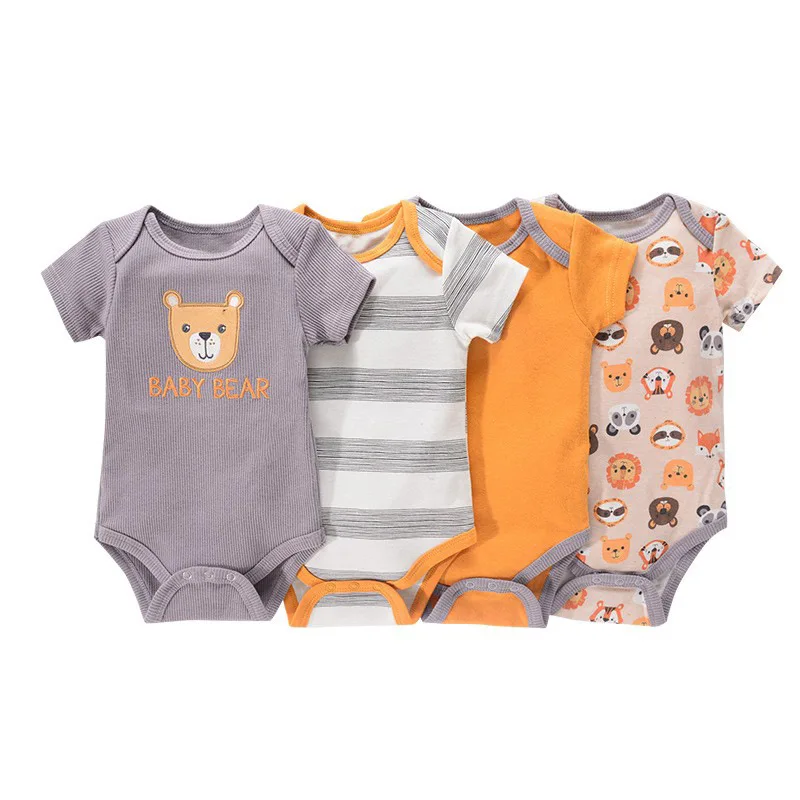 Conjunto de verano manga corta bebé unisex tejido ligero - imagen 5