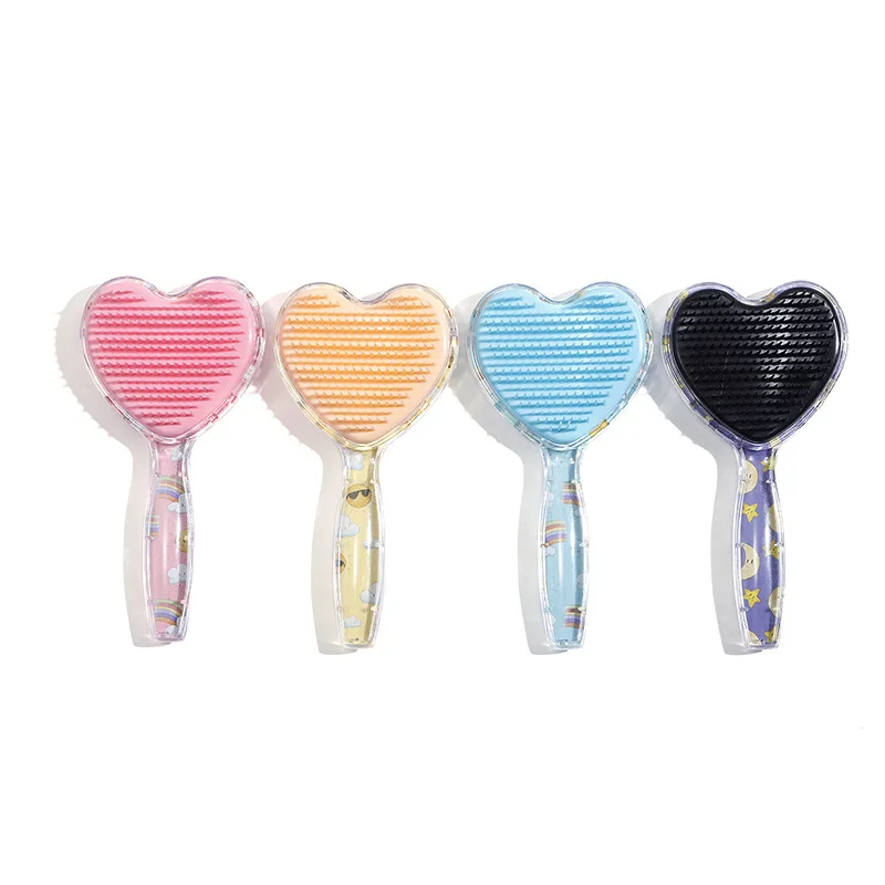 Peine antienredos para niñas con forma de corazón y unicornio - imagen 5