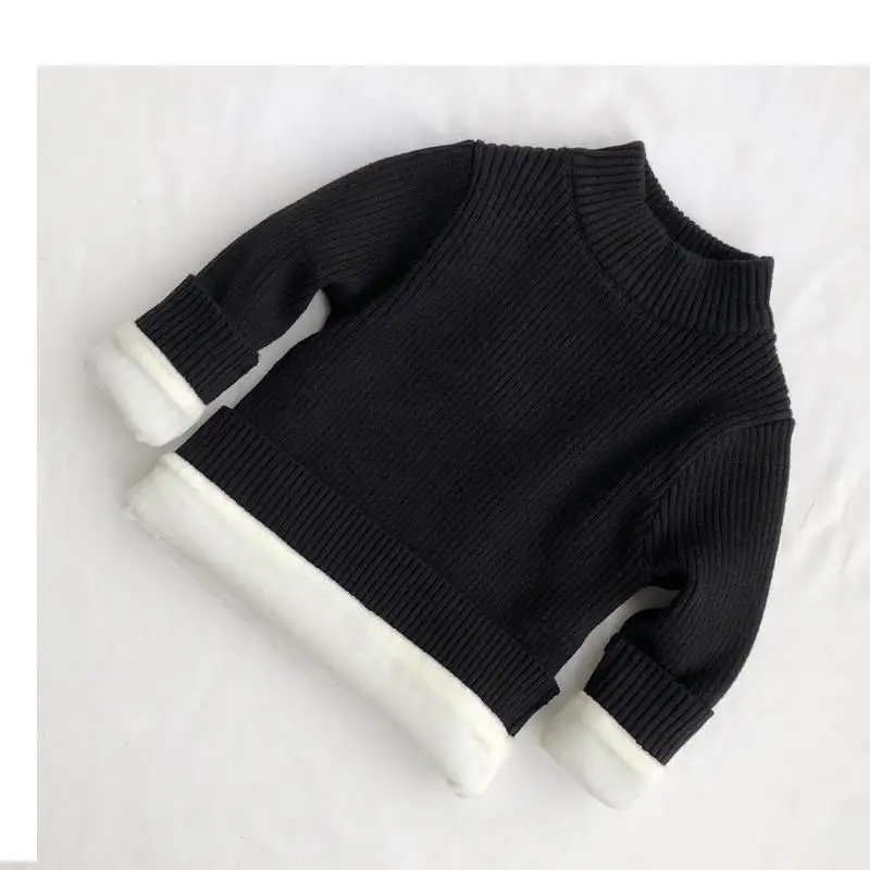 Jersey acolchado infantil de cuello alto cálido para invierno - imagen 4