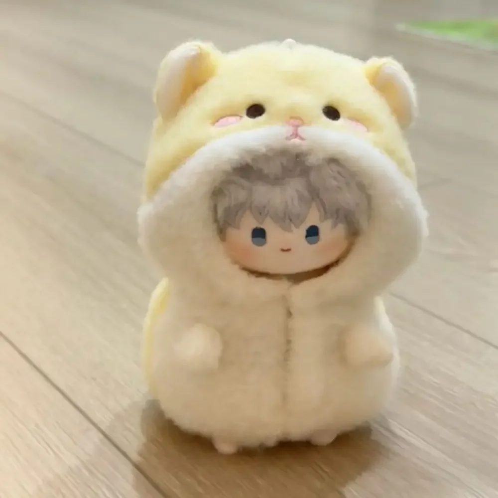 Pijama de hámster para muñecas pequeño peluche amarillo - imagen 3