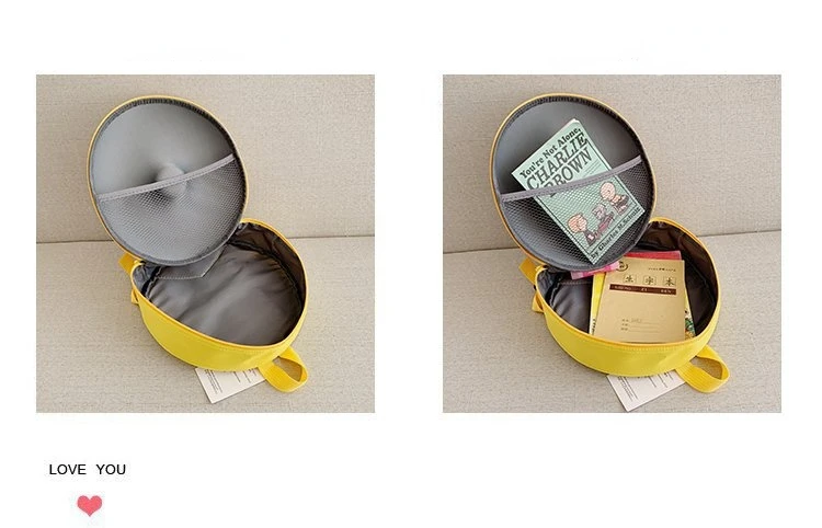 Diseño divertido de donut y arcoíris en la mochila