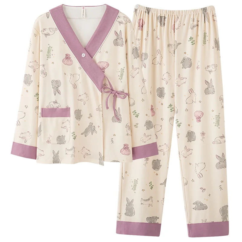 Camisón lactancia premamá algodón suave para dormir - imagen 5