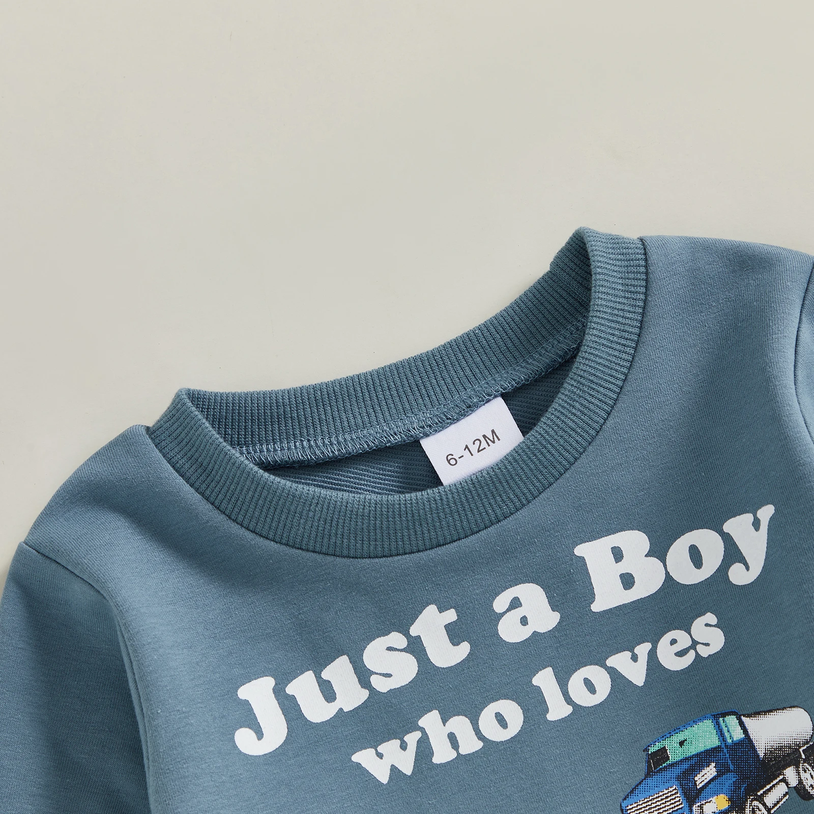 Tregren Conjunto chándal niño otoño con vehículos y letras - imagen 2