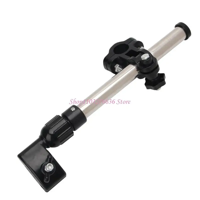 Sombrilla UV para cochecito con soporte y pinza de toldo - imagen 3