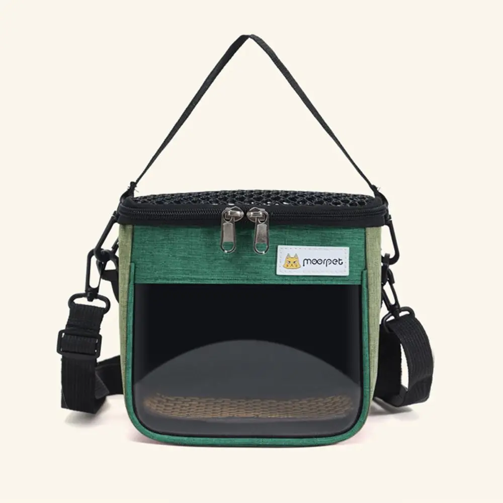 Bolsa de transporte transpirable tipo mensajero para hámsteres y aves