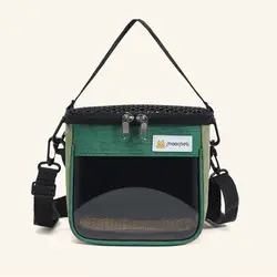 Bolsa de transporte transpirable tipo mensajero para hámsteres y aves