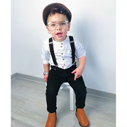 Conjunto niño manga larga primavera – Estilo coreano