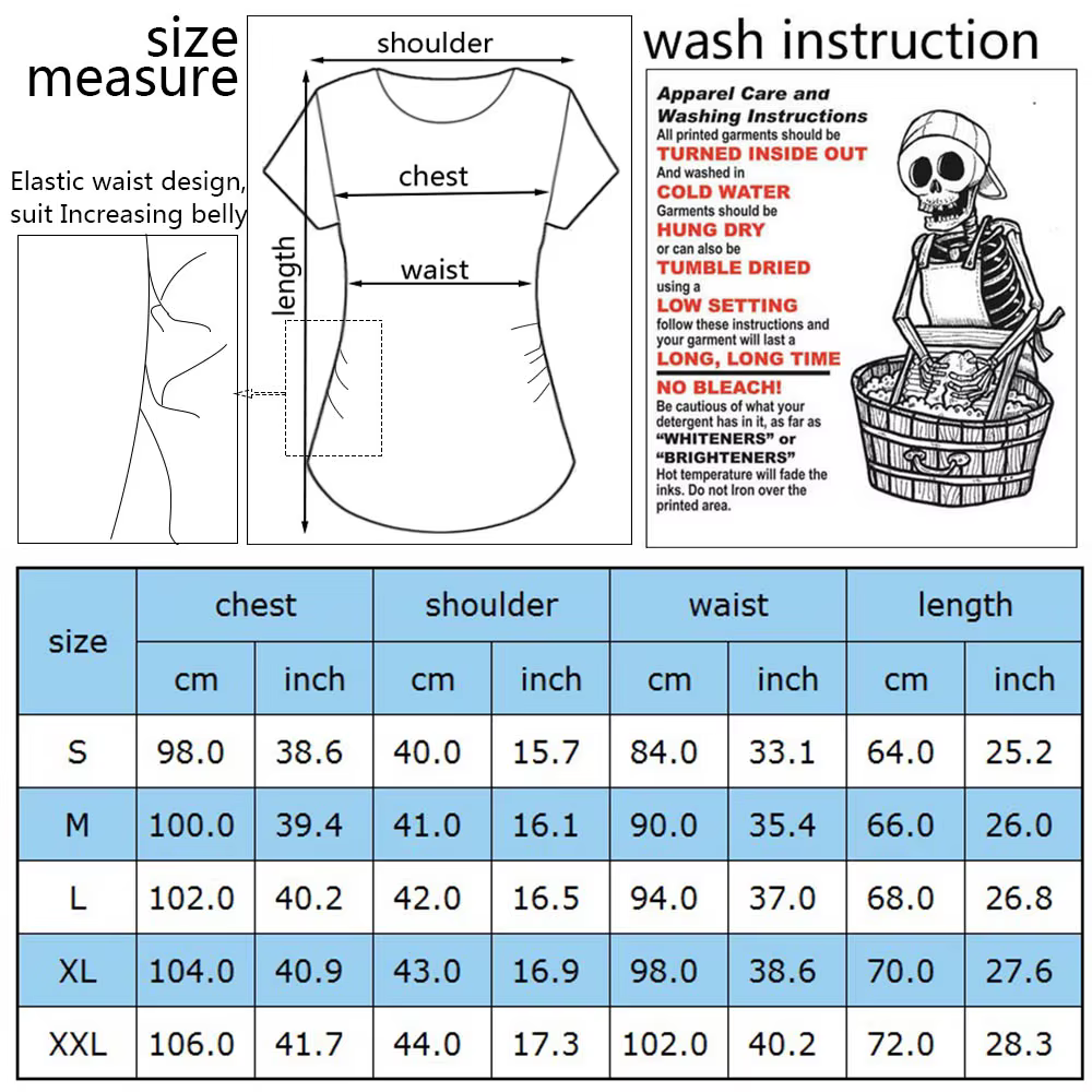 Camiseta de maternidad divertida con estampado de bebé - Top veraniego