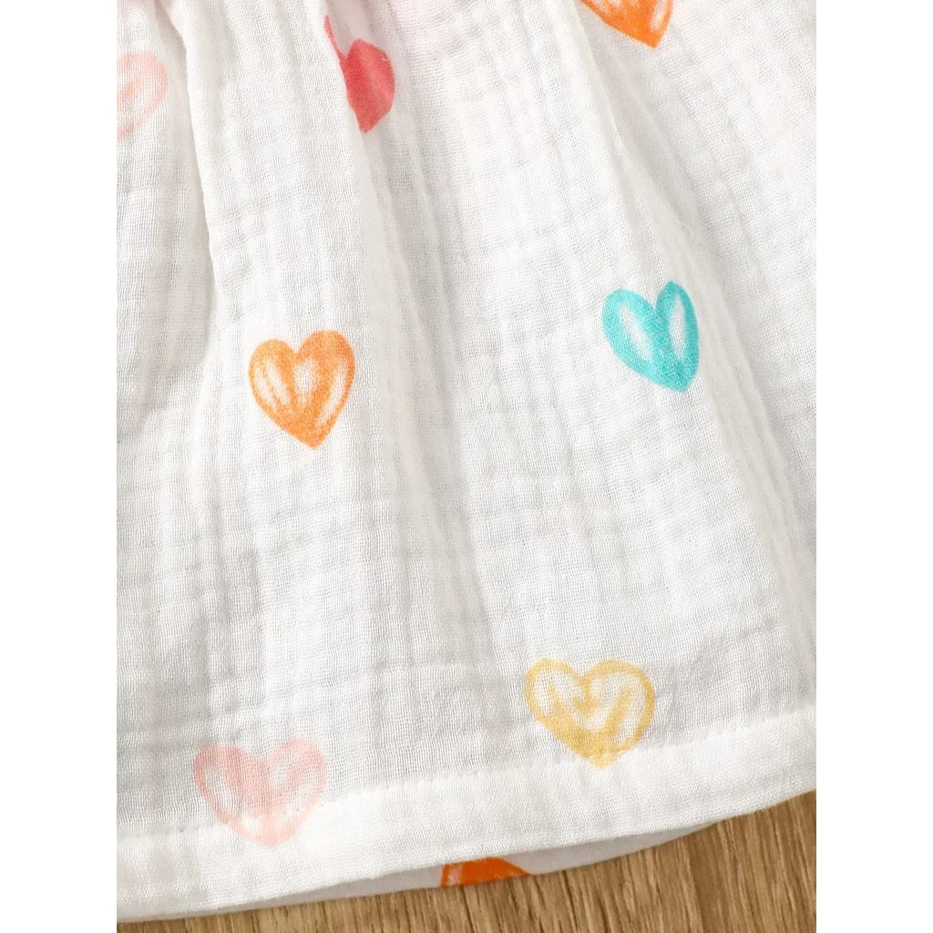 Conjunto vestido y sombrero bebé niña recién nacida verano - imagen 5