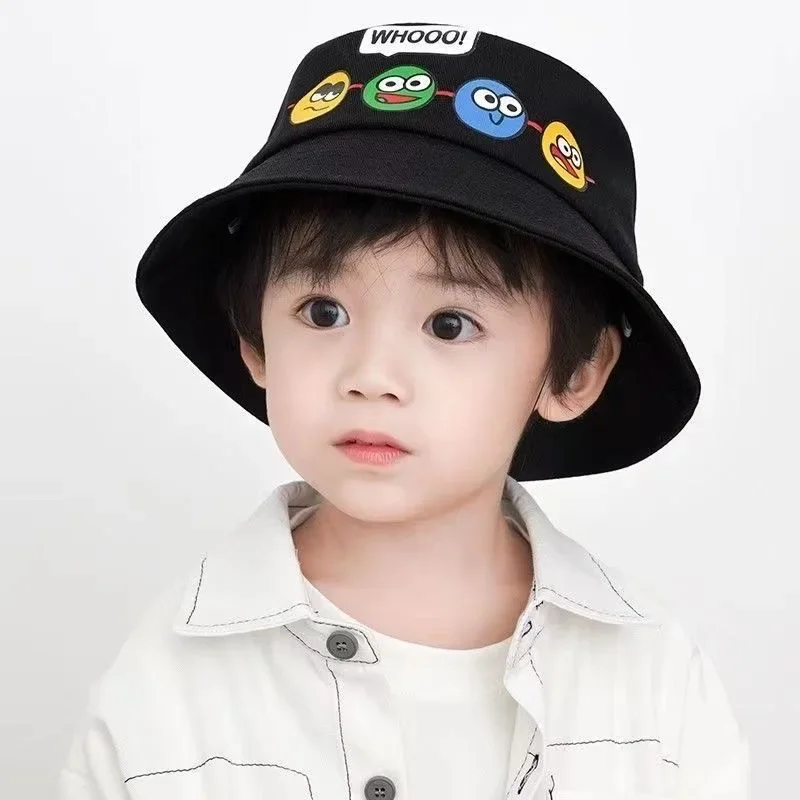 Sombrero cubo infantil con dibujos - Protección solar y cuerda - imagen 2