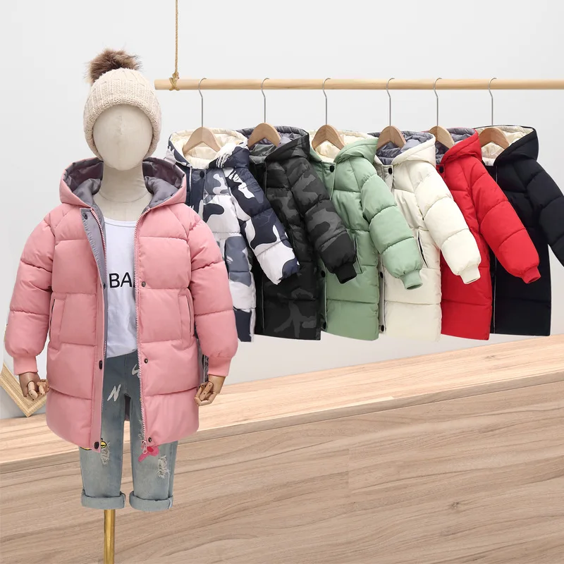 Abrigo de invierno niños con capucha