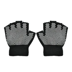 Guantes de punto antideslizantes para invierno, cálidos y elásticos