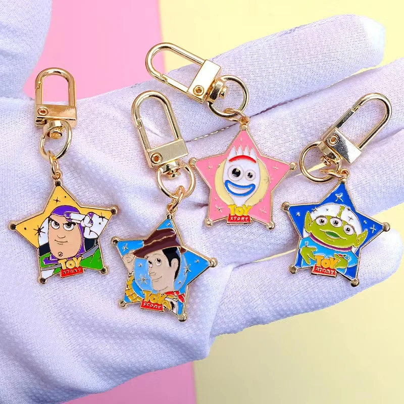 Llavero metálico Toy Story con Woody y Buzz para niños - imagen 2