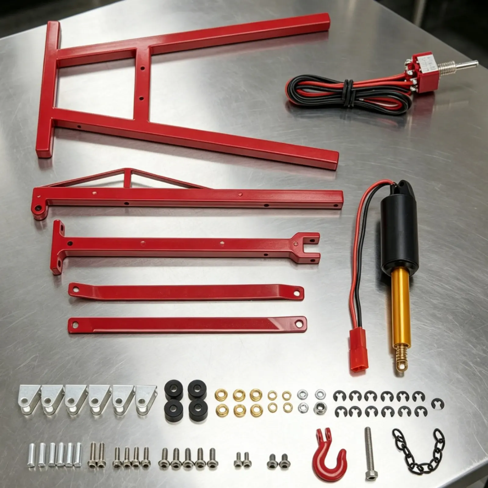 Elevador de coches en miniatura kit de construcción metálico - imagen 2