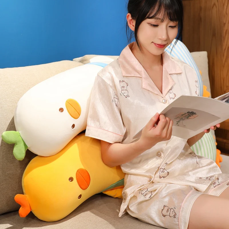 Almohada larga de peluche con animales para dormir - imagen 2