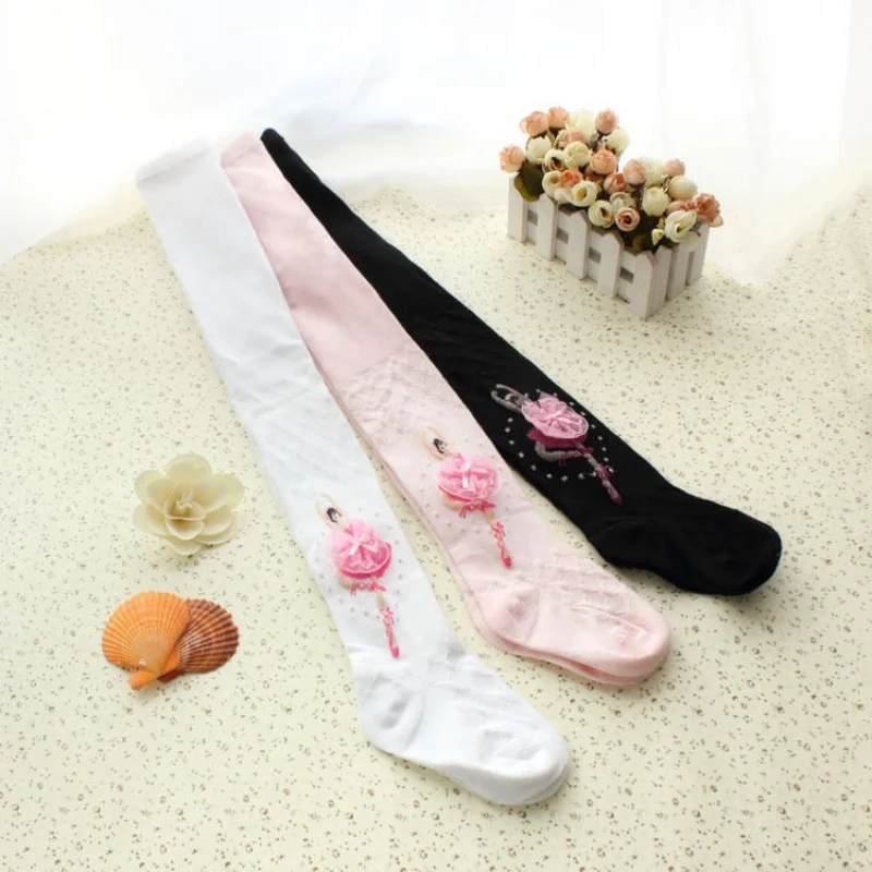 Pantimedias de algodón para niñas – medias baile estilo princesa - imagen 5