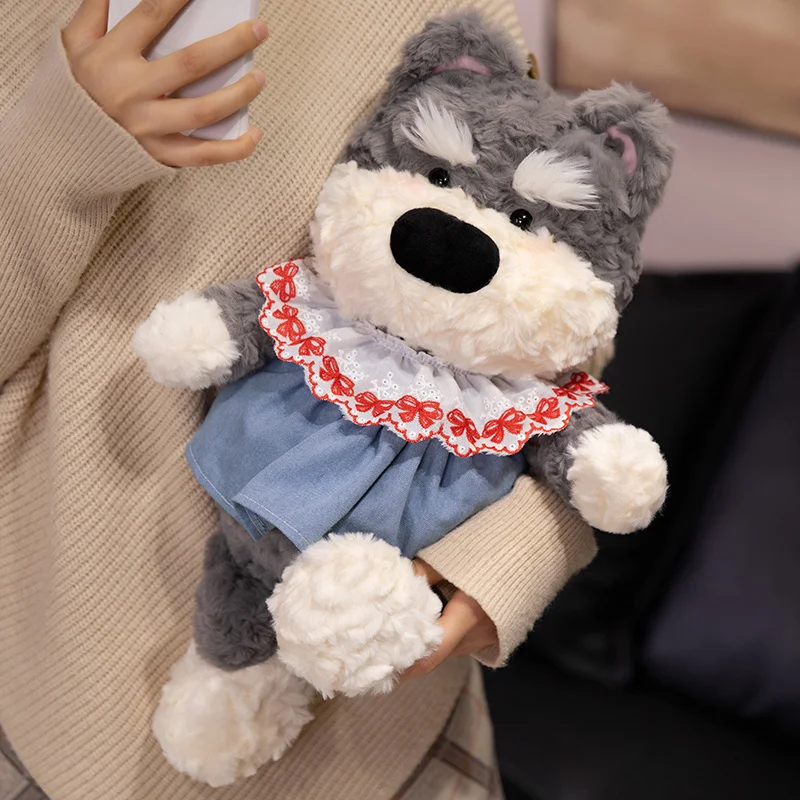 Peluche West Highland White Terrier con accesorios de ropa - imagen 4