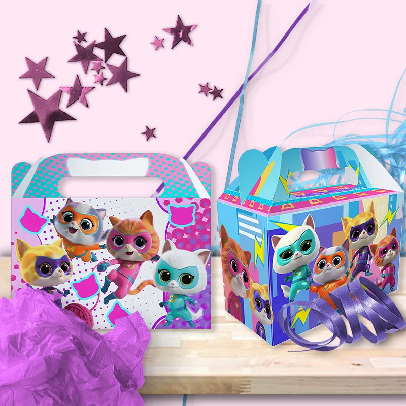 Superkitties cajas de cumpleaños para golosinas gatito - imagen 5