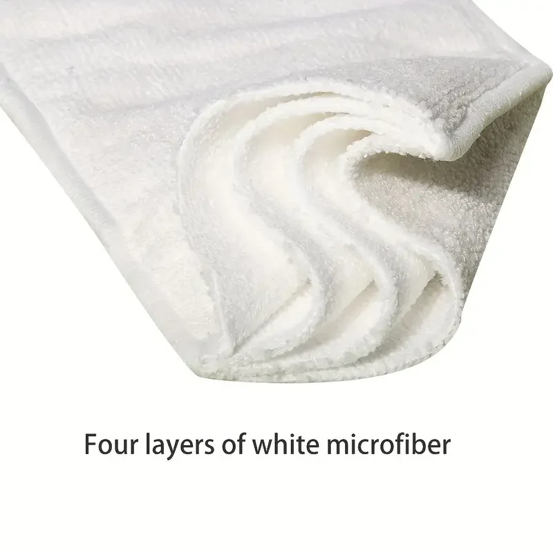 Detalle de las 4 capas de microfibra de la almohadilla