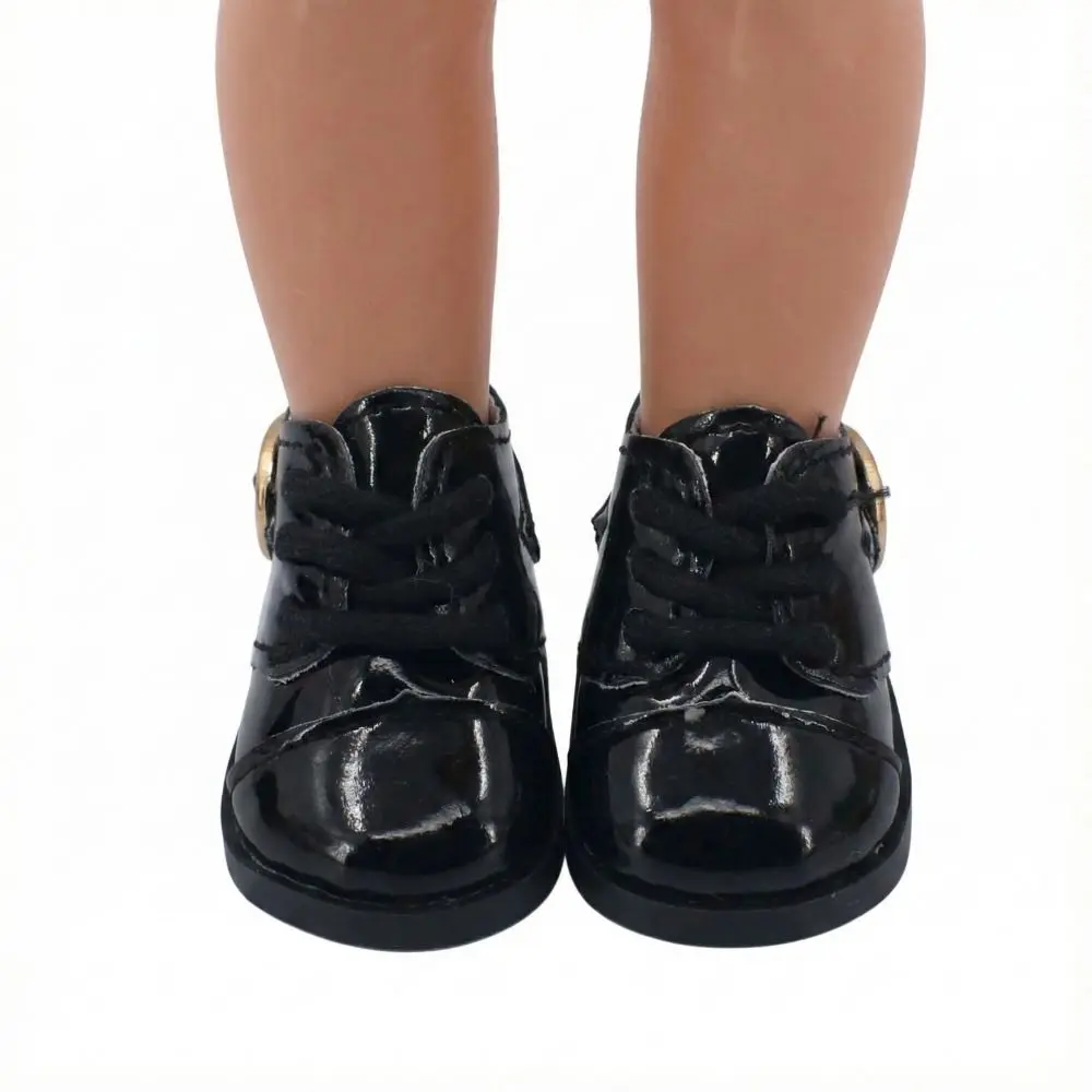 Zapatos de piel sintética para muñeca, botas ligeras