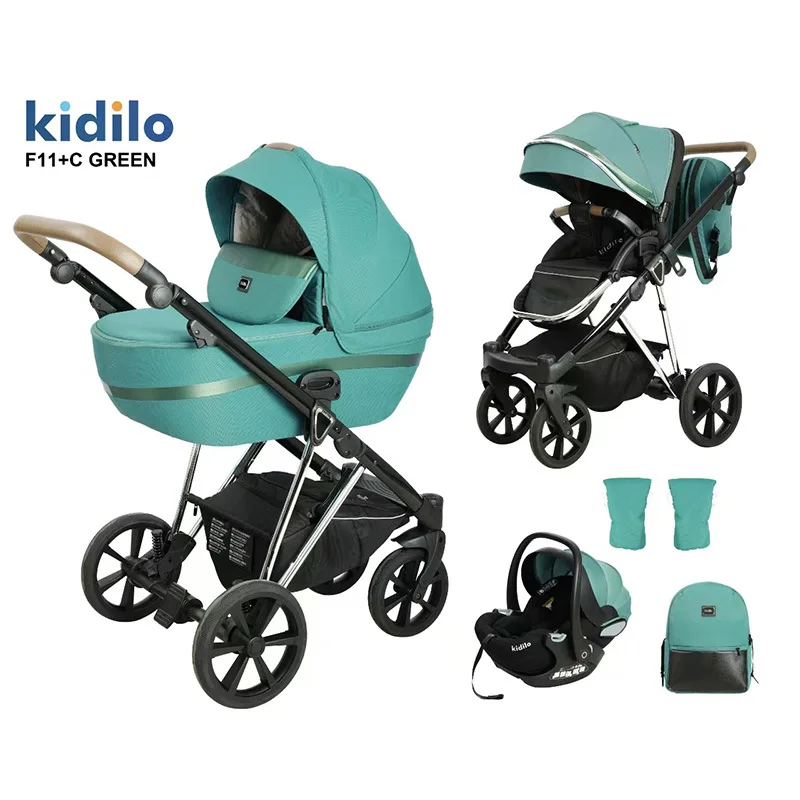Cochecito Kidilo convertible de sentado a tumbado bidireccional - imagen 5