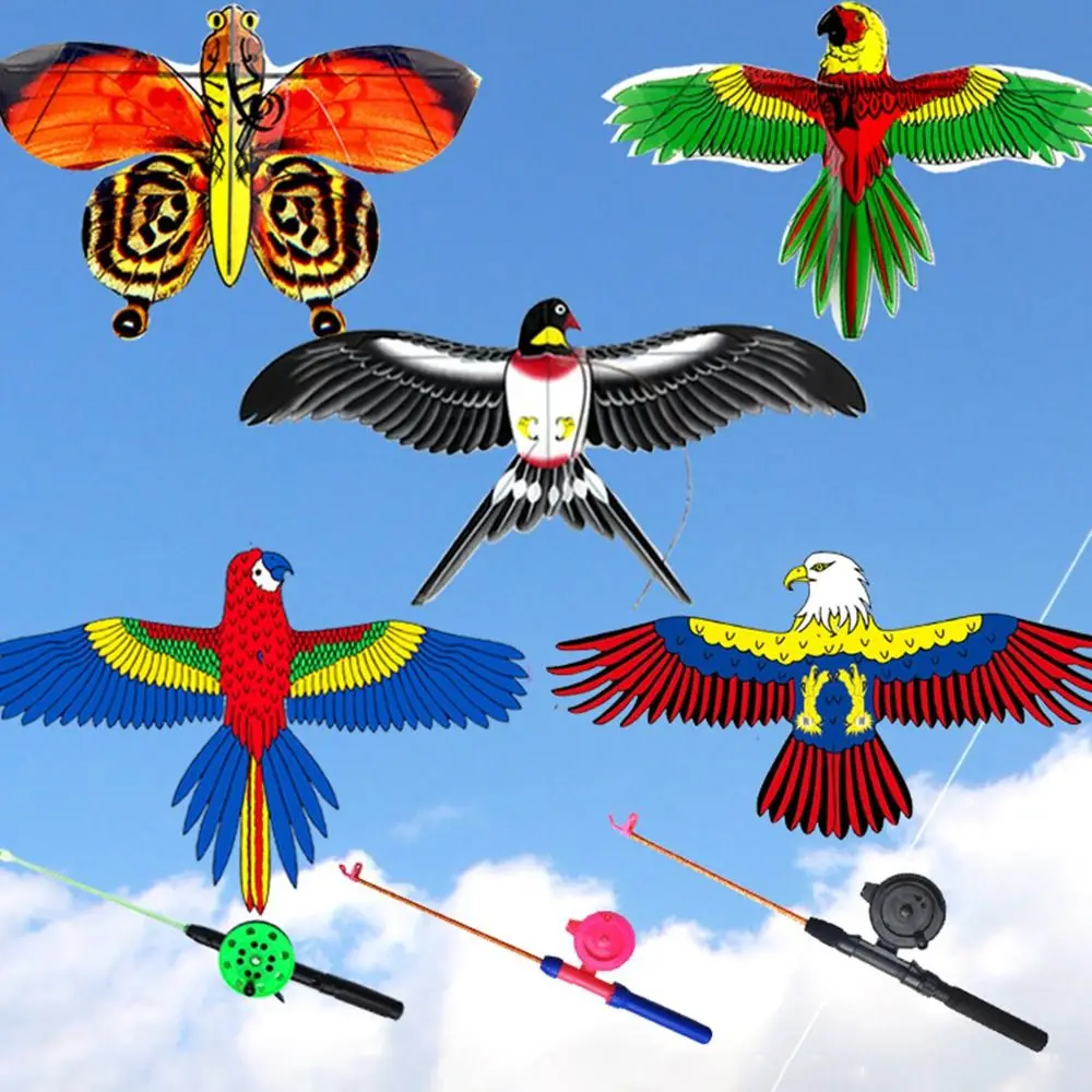 Mini cometa plegable con diseño de águila