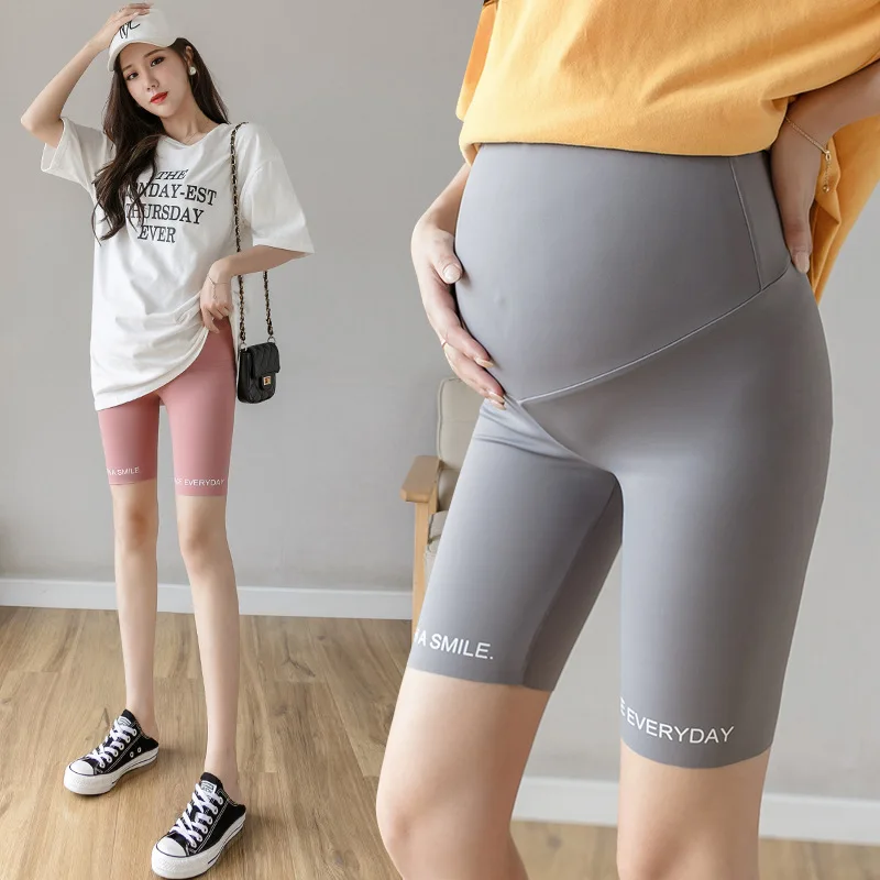 Leggings premamá de cintura alta frescos y finos para verano - imagen 3