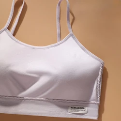 Sujetador deportivo para niñas de algodón – Transpirable y cómodo