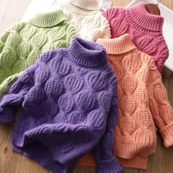 Jersey de punto con cuello alto Milangel – Algodón suave para niños