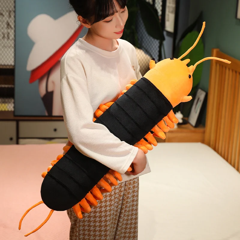 Peluche ciempiés realista para decoración y juegos