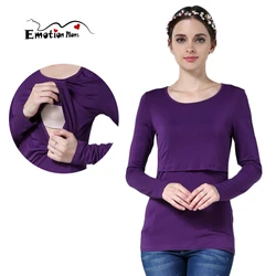 Camiseta de lactancia para embarazadas – Top premamá moderno