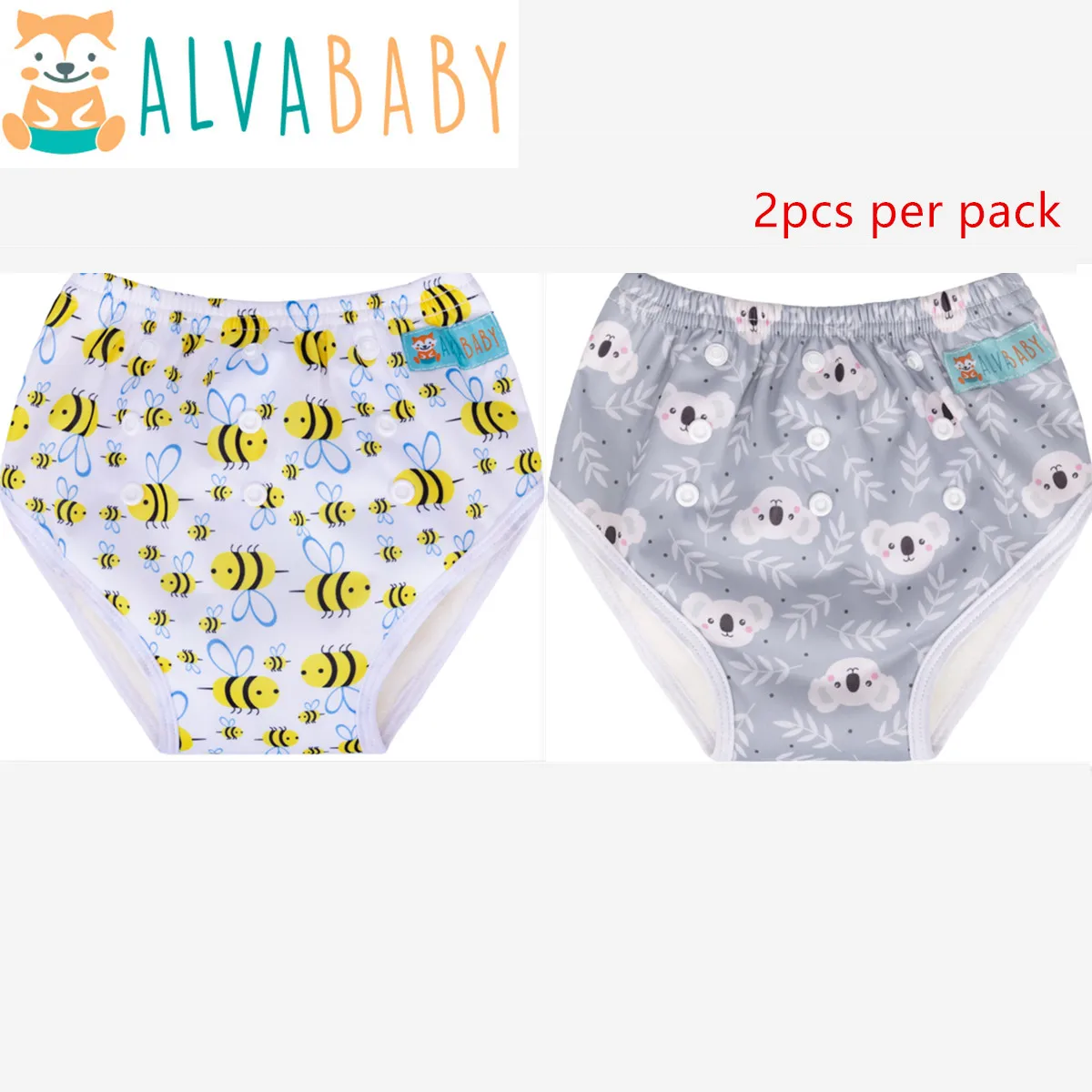 ALVABABY pantalones de entrenamiento impermeables con interior de bambú