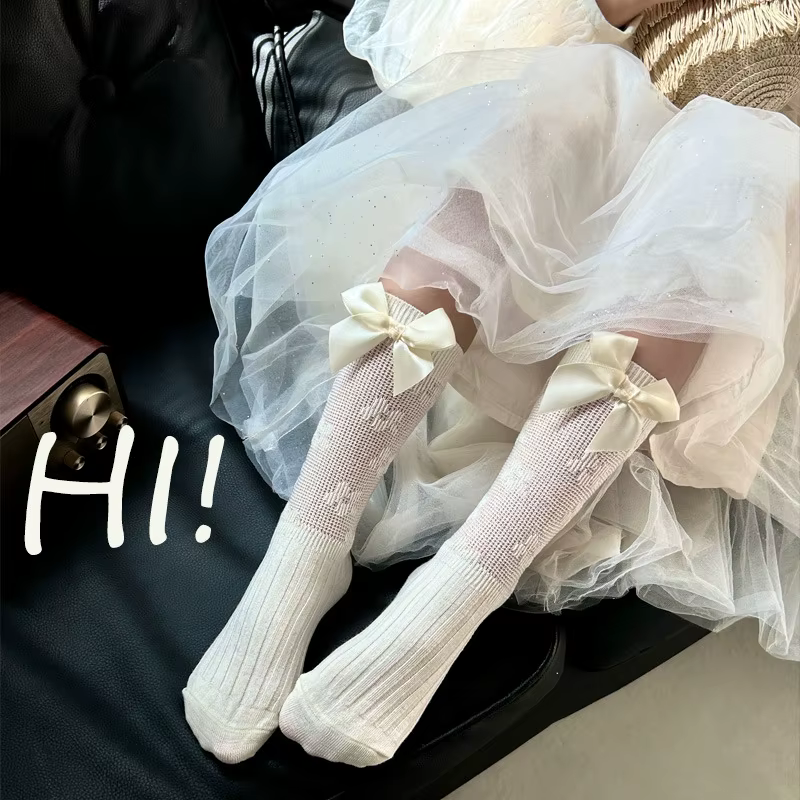 Calcetines algodón con lazo para niña - imagen 4