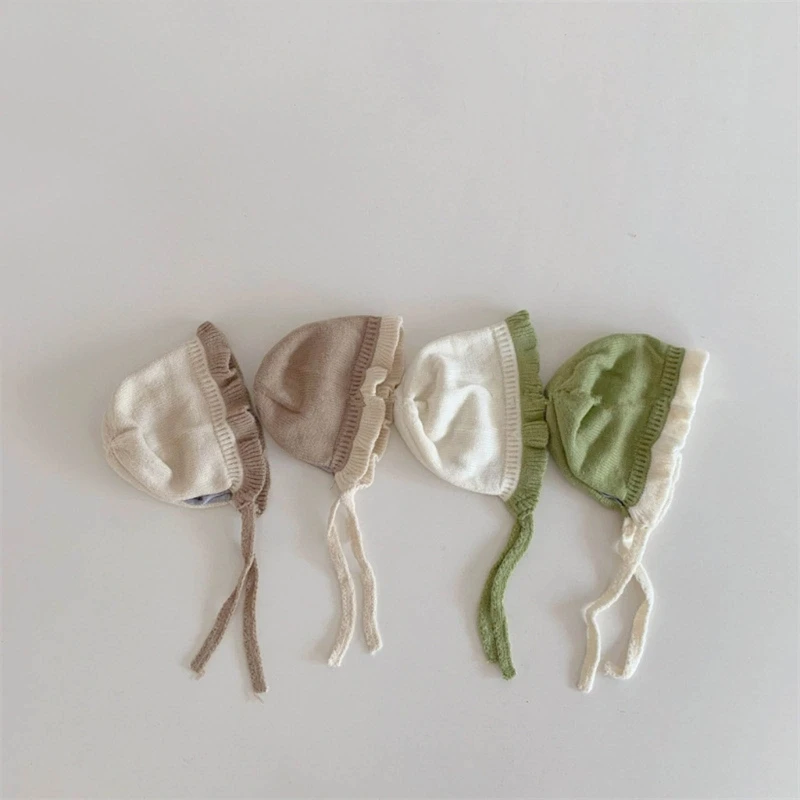 Gorro con orejeras de punto para bebé y niño, abrigo invierno