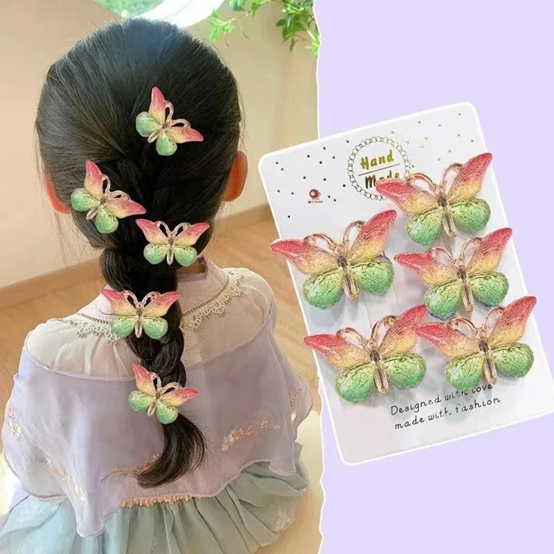 Horquillas de mariposa con efecto degrade para bebé - imagen 2