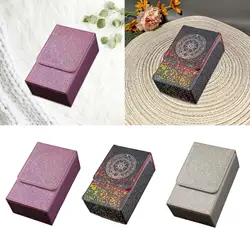 Estuche para cartas tarot piel sintética PU mazos de lujo