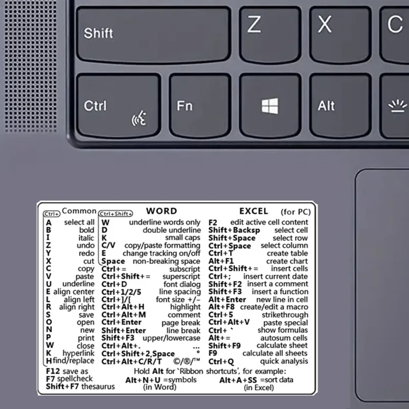 Adhesivo de atajos de teclado para Windows – PC y portátil - imagen 5