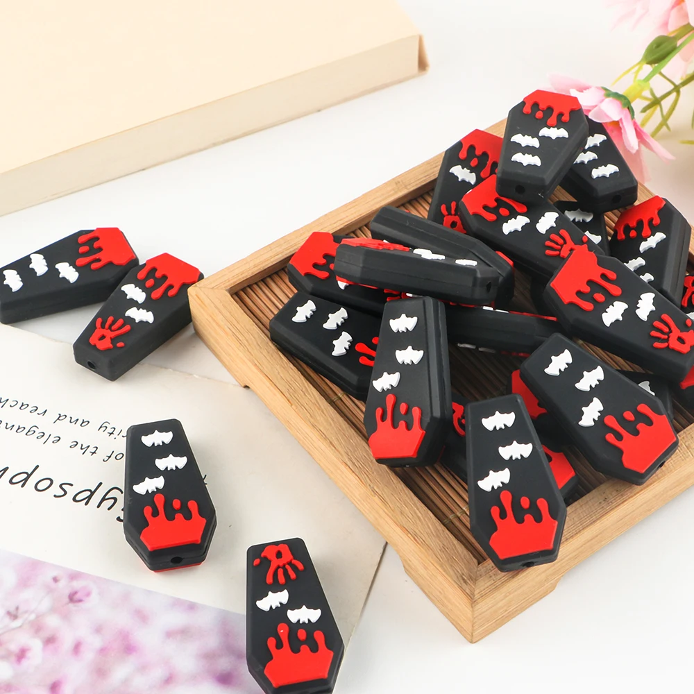 Cuentas de silicona con textura de animales para pulseras DIY - imagen 2