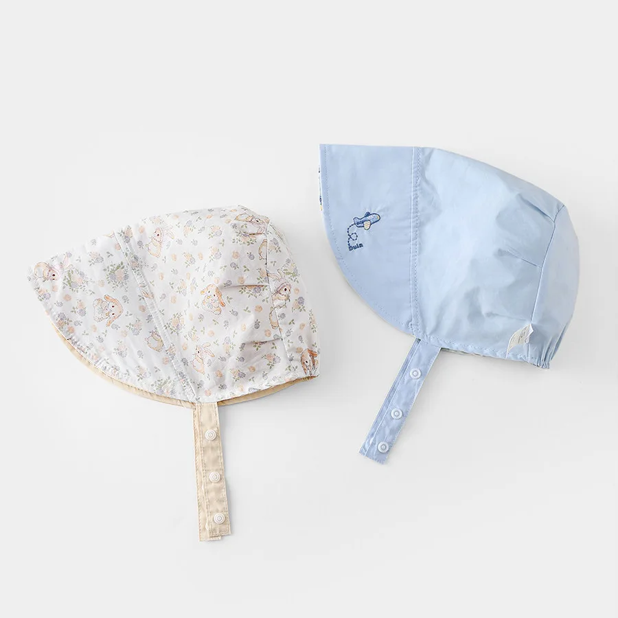 Sombrero de sol reversible ala ancha con orejeras para niño - imagen 4