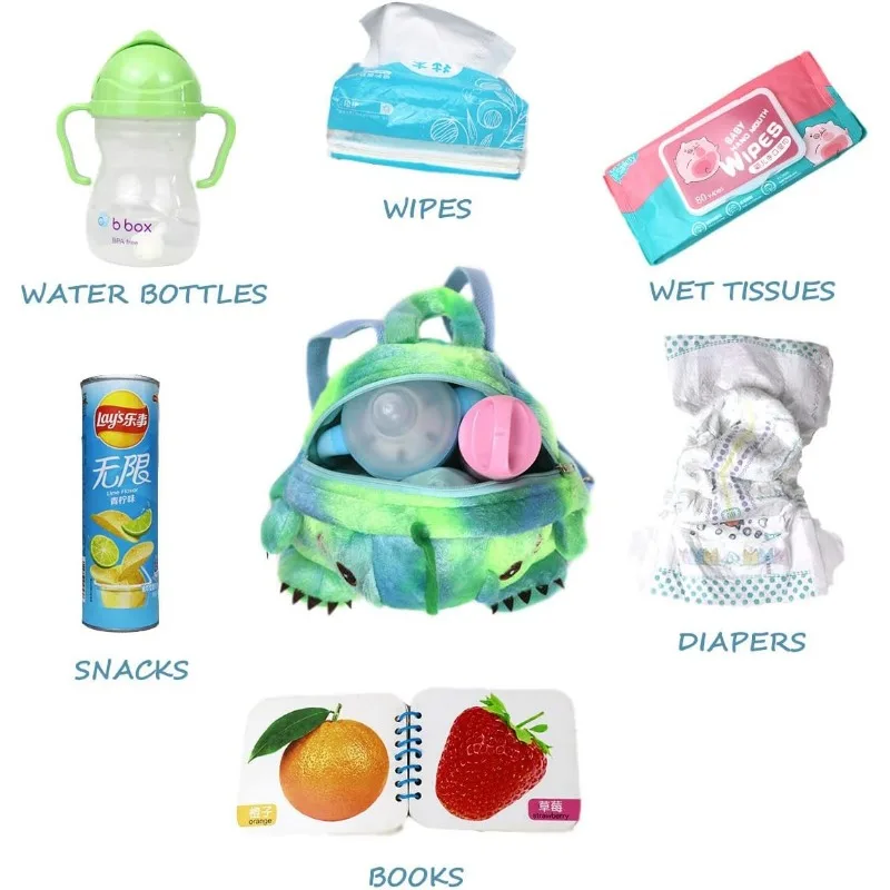 Mochila antipérdida infantil con arnés – Diseño animal - imagen 4
