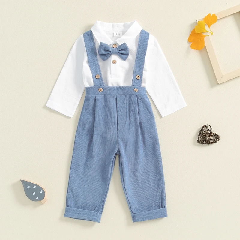 Conjunto bebé color sólido vista trasera