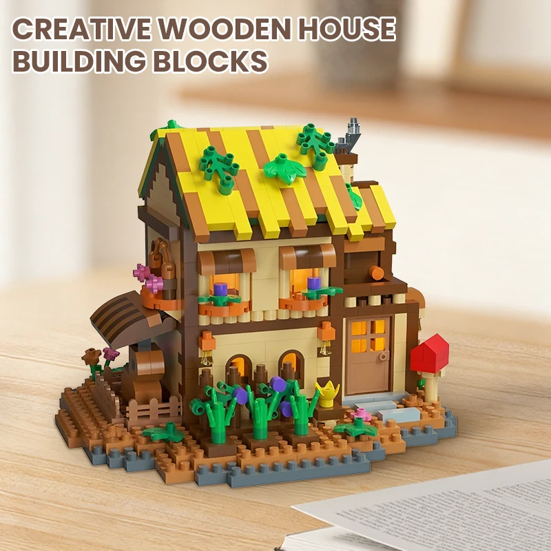 Micro Brick bloques de construcción creativos casa del árbol - imagen 5