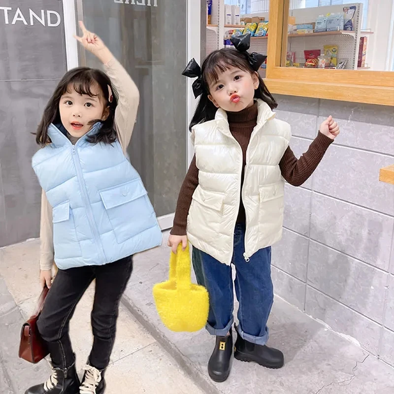 Abrigo impermeable de algodón con cuello alto para niños - imagen 4
