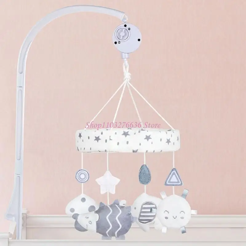 Detalle del soporte blanco para cama móvil