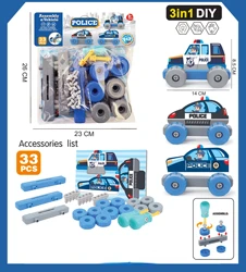 Coche de juguete desmontable para niños - Kit de montaje DIY